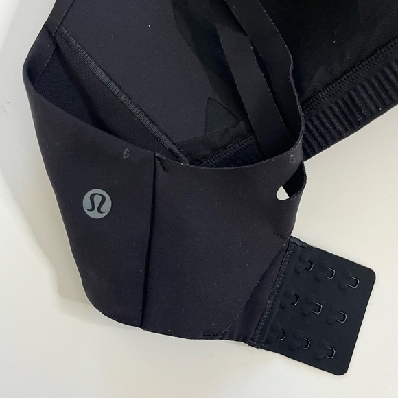 Lululemon Like New Air Support Sports Bra Black 34C - Picture 3 of 6